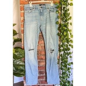 men’s hollister slim straight jeans